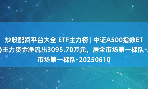 炒股配资平台大全 ETF主力榜 | 中证A500指数ETF(563880)主力资金净流出3095.70万元，居全市场第一梯队-20250610